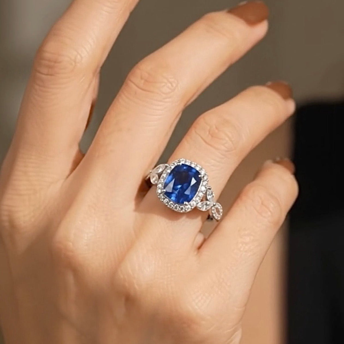 Blue Sapphire Nature Ring - Ramzi & Co.®