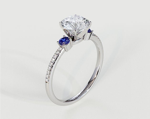 Sahira - Radiant - Engagement Rings - Ramzi & Co.®