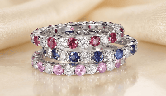 Trending Gemstone and Diamond Wedding Bands For Women - Ramzi & Co.®