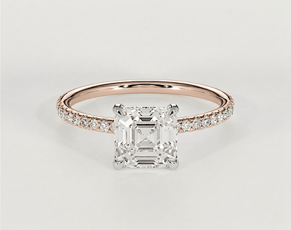 Abigail - Asscher - Engagement Rings - Ramzi & Co.®