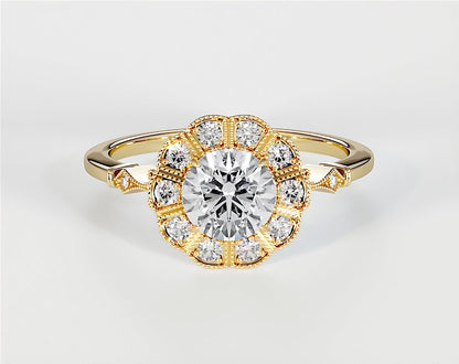 Alexis - Round - Engagement Rings - Ramzi & Co.®