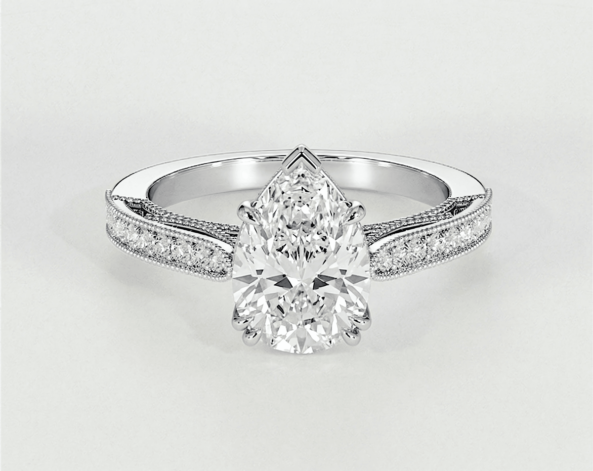 Alice - Pear - Engagement Rings - Ramzi & Co.®