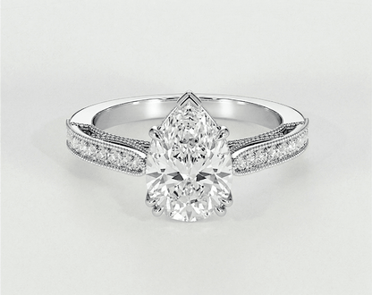 Alice - Pear - Engagement Rings - Ramzi & Co.®