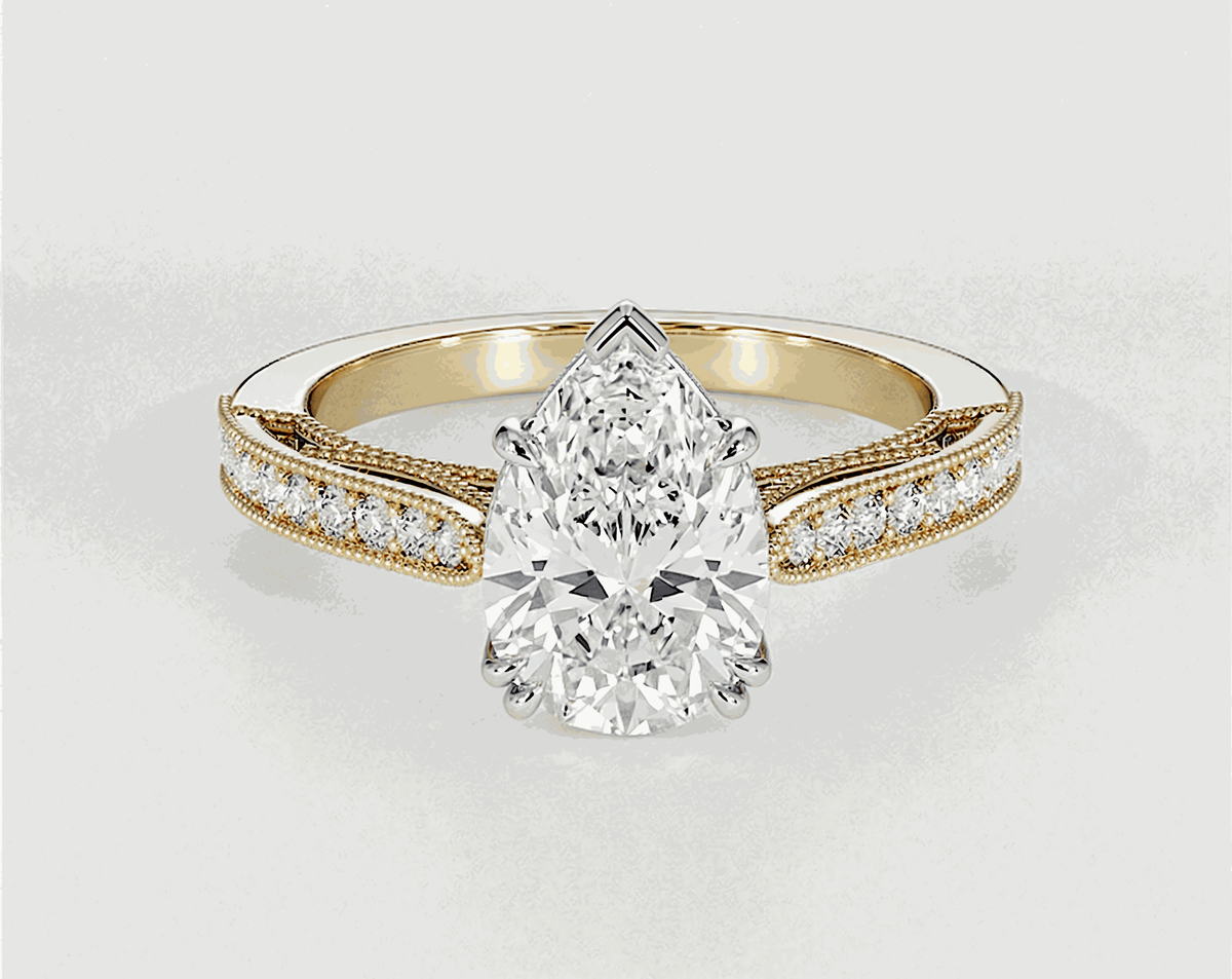 Alice - Pear - Engagement Rings - Ramzi & Co.®