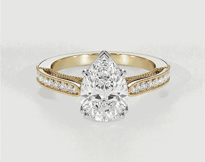 Alice - Pear - Engagement Rings - Ramzi & Co.®