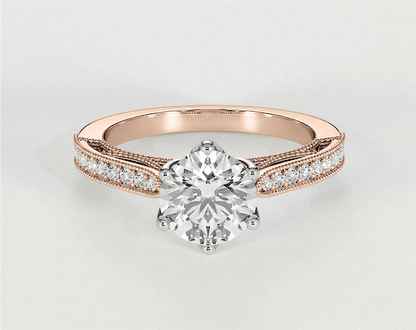 Alice - Round - Engagement Rings - Ramzi & Co.®