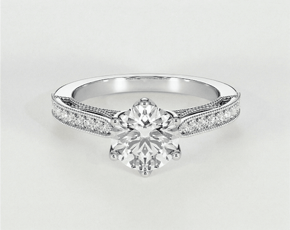 Alice - Round - Engagement Rings - Ramzi & Co.®