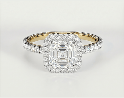 Alison - Asscher - Engagement Rings - Ramzi & Co.®