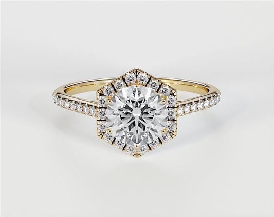 Amara - Round - Engagement Rings - Ramzi & Co.®