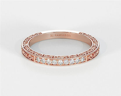 Amber - Women's Wedding Rings - Ramzi & Co.®