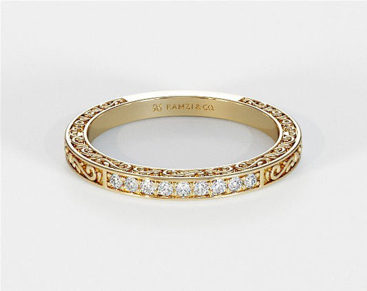 Amber - Women's Wedding Rings - Ramzi & Co.®