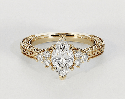 Amelia - Marquise - Engagement Rings - Ramzi & Co.®