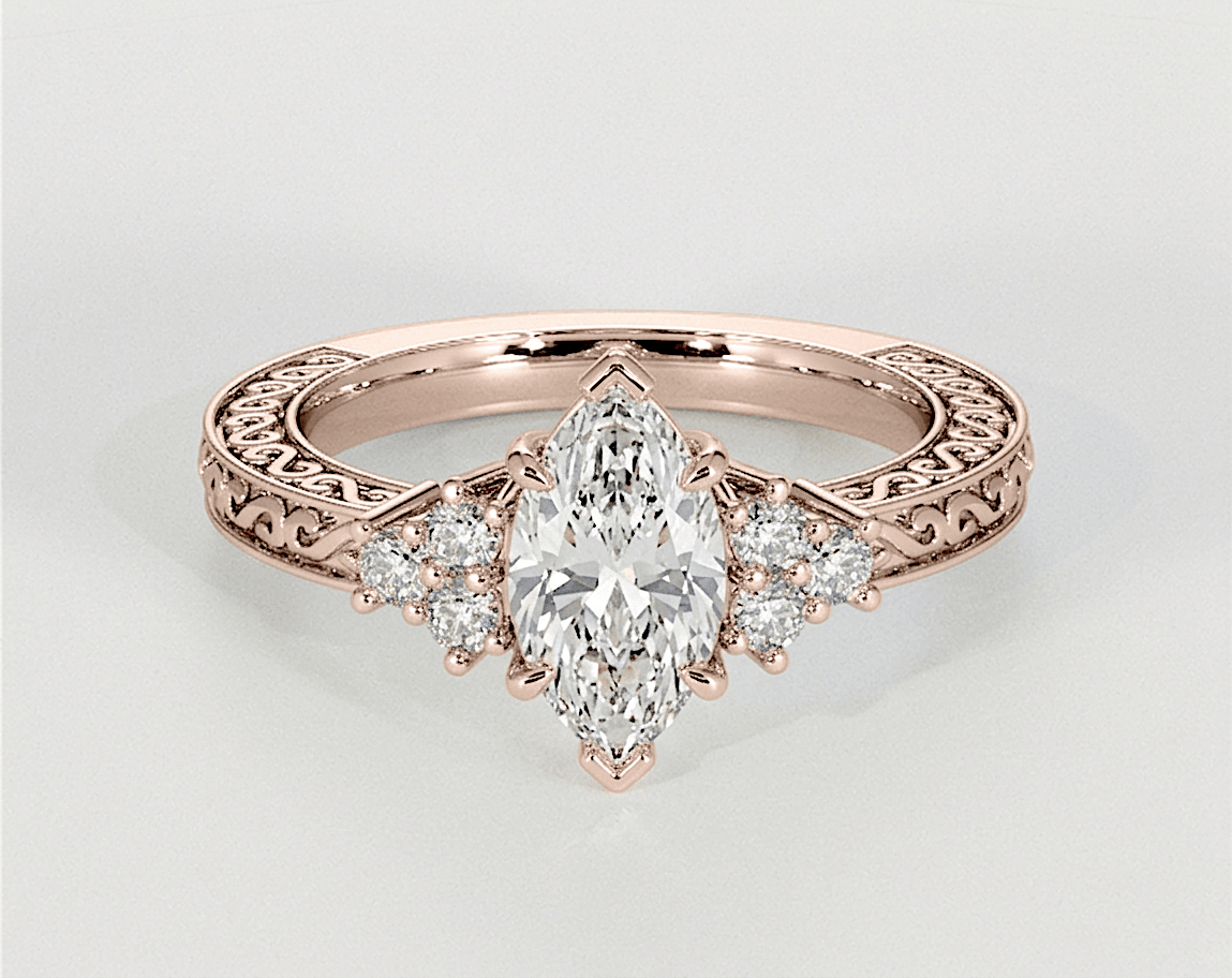 Amelia - Marquise - Engagement Rings - Ramzi & Co.®