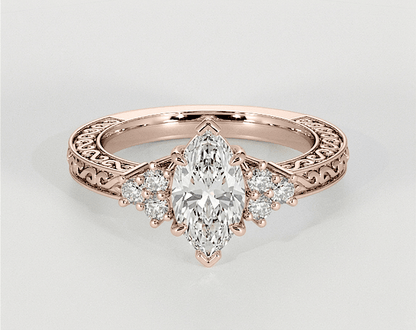 Amelia - Marquise - Engagement Rings - Ramzi & Co.®