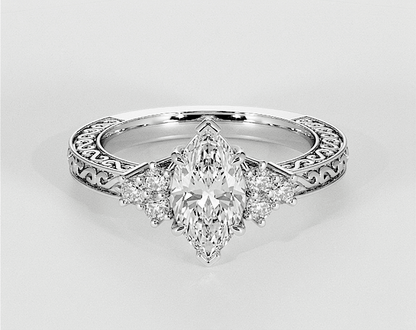 Amelia - Marquise - Engagement Rings - Ramzi & Co.®