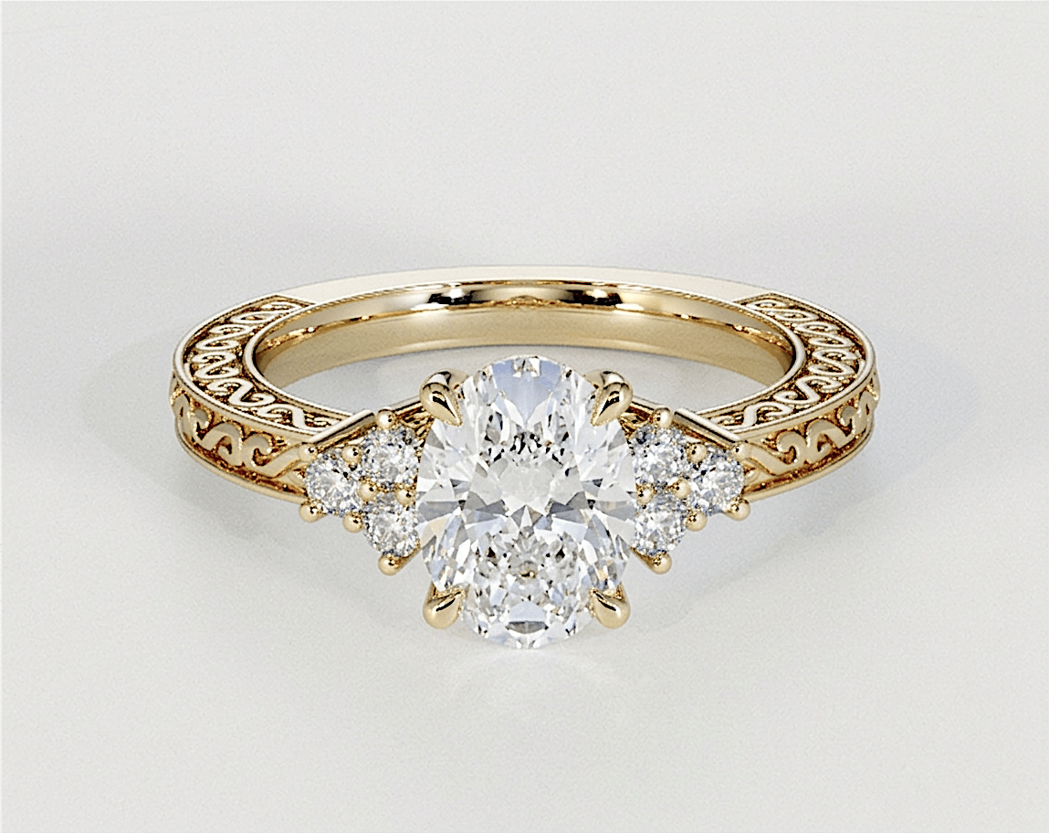 Amelia - Oval - Engagement Rings - Ramzi & Co.®