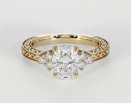 Amelia - Oval - Engagement Rings - Ramzi & Co.®