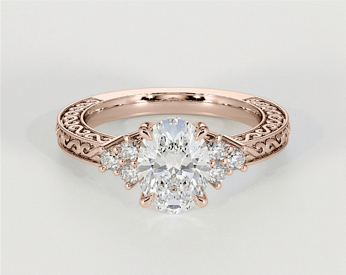 Amelia - Oval - Engagement Rings - Ramzi & Co.®