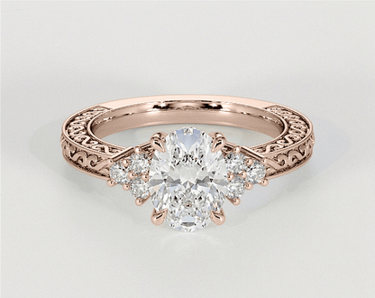 Amelia - Oval - Engagement Rings - Ramzi & Co.®