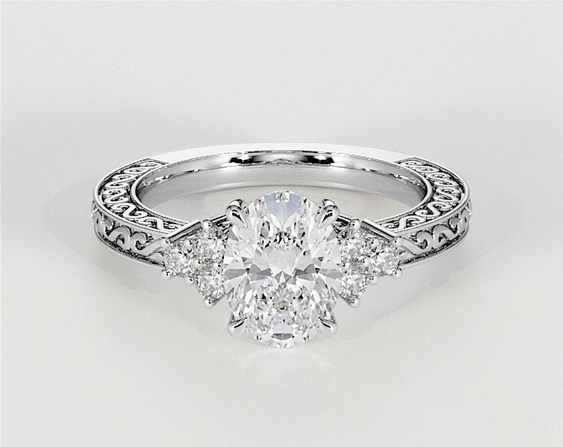 Amelia - Oval - Engagement Rings - Ramzi & Co.®