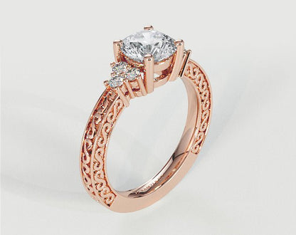 Amelia - Princess - Engagement Rings - Ramzi & Co.®