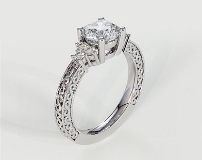 Amelia - Princess - Engagement Rings - Ramzi & Co.®