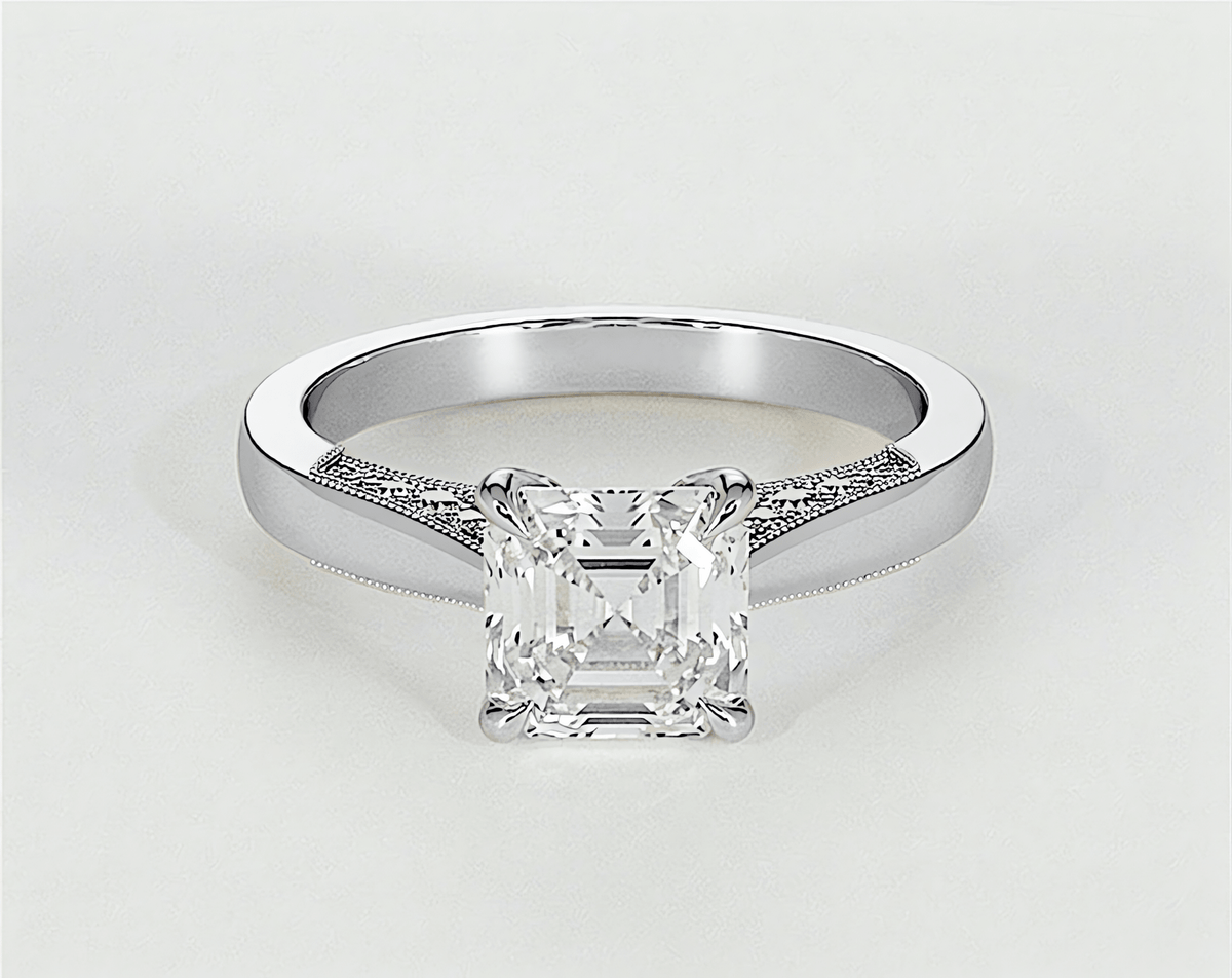 Ava - Asscher - Engagement Rings - Ramzi & Co.®