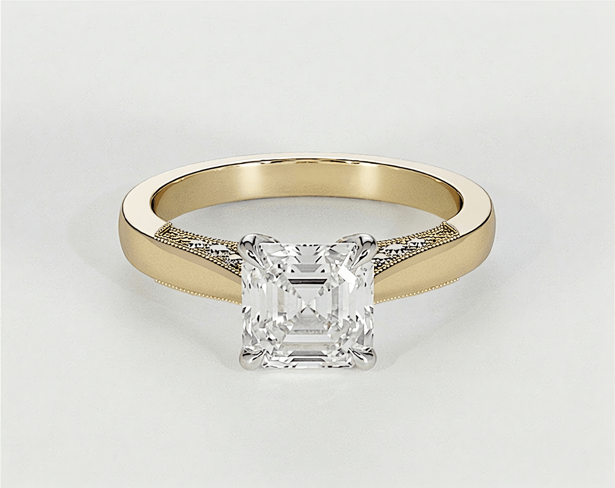 Ava - Asscher - Engagement Rings - Ramzi & Co.®