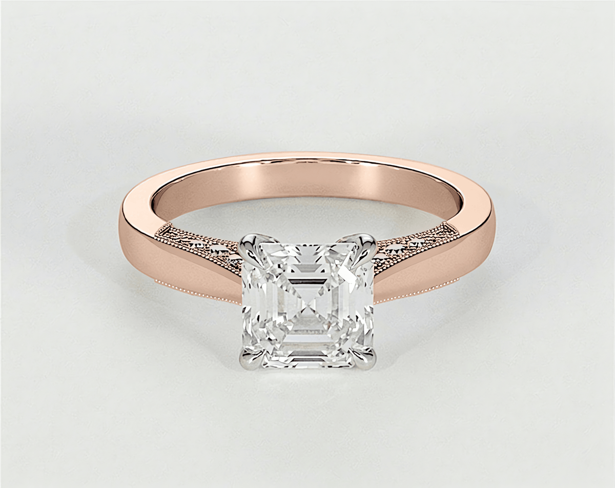 Ava - Asscher - Engagement Rings - Ramzi & Co.®