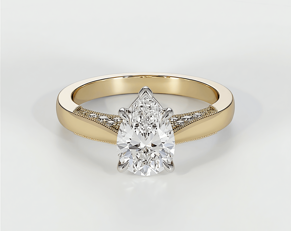 Ava - Pear - Engagement Rings - Ramzi & Co.®