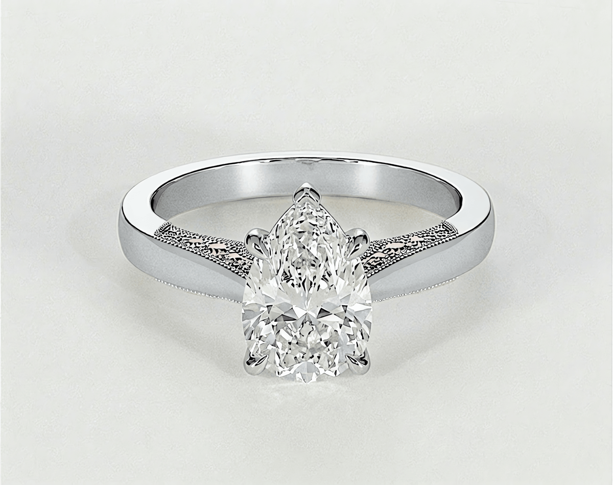 Ava - Pear - Engagement Rings - Ramzi & Co.®