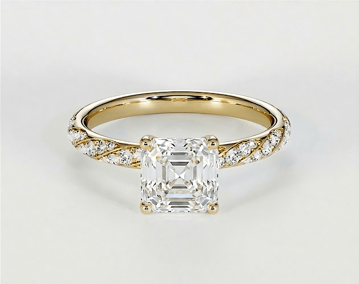 Bella - Asscher - Engagement Rings - Ramzi & Co.®