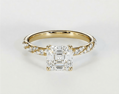 Bella - Asscher - Engagement Rings - Ramzi & Co.®