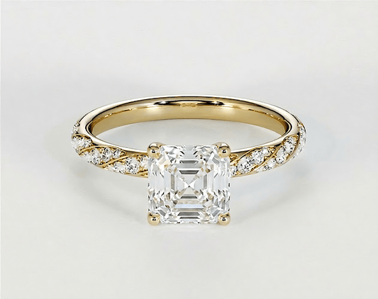 Bella - Asscher - Engagement Rings - Ramzi & Co.®