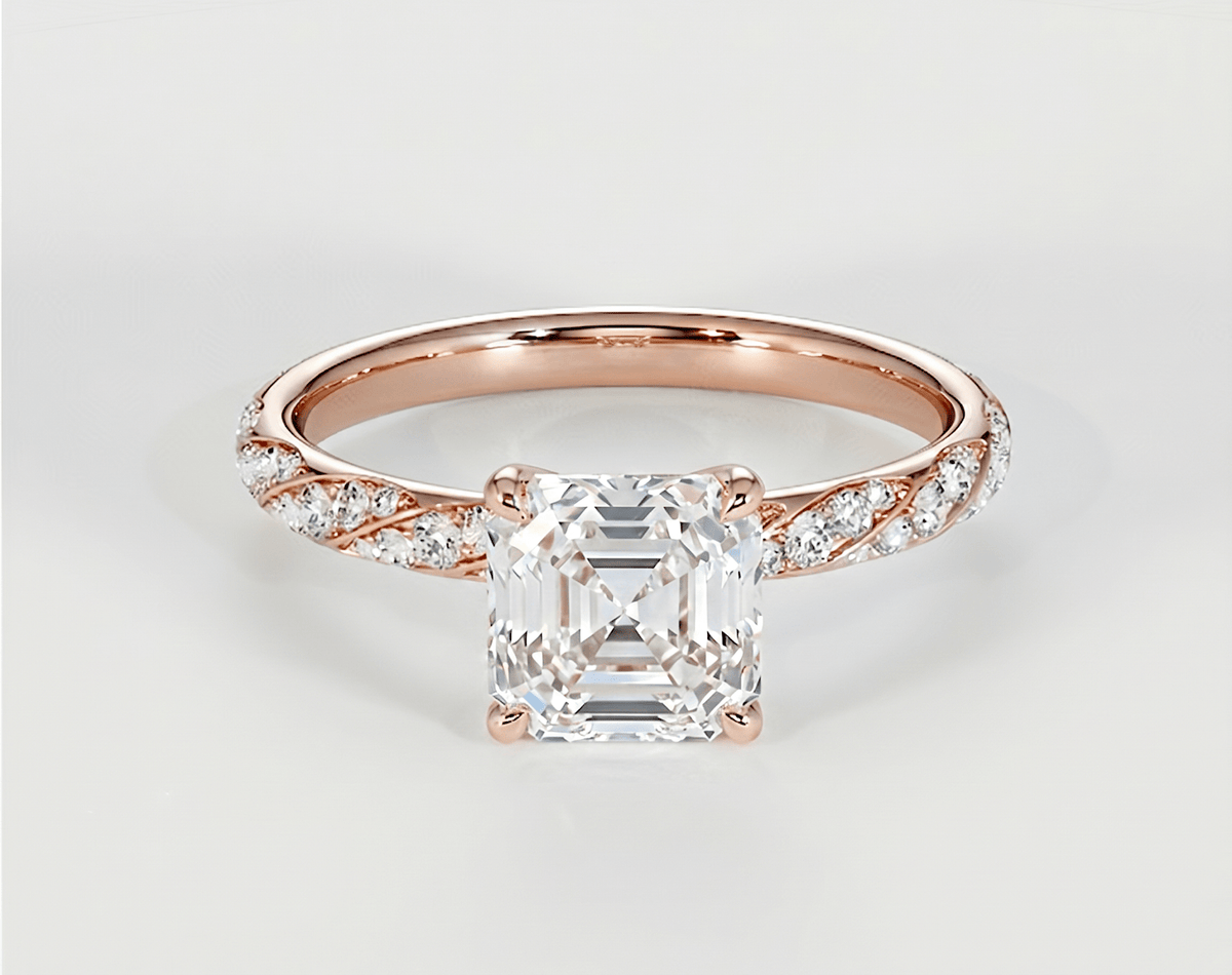 Bella - Asscher - Engagement Rings - Ramzi & Co.®