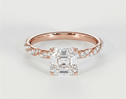 Bella - Asscher - Engagement Rings - Ramzi & Co.®