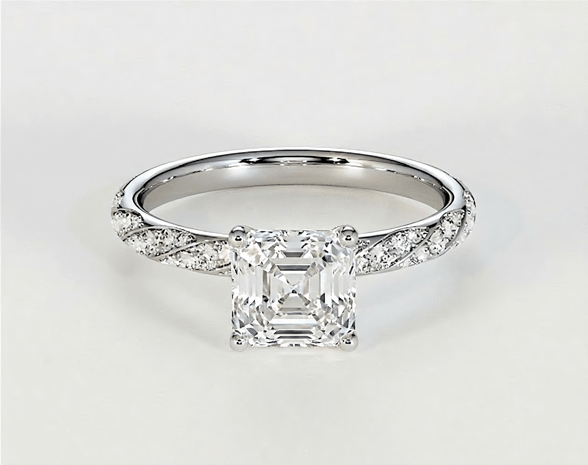 Bella - Asscher - Engagement Rings - Ramzi & Co.®