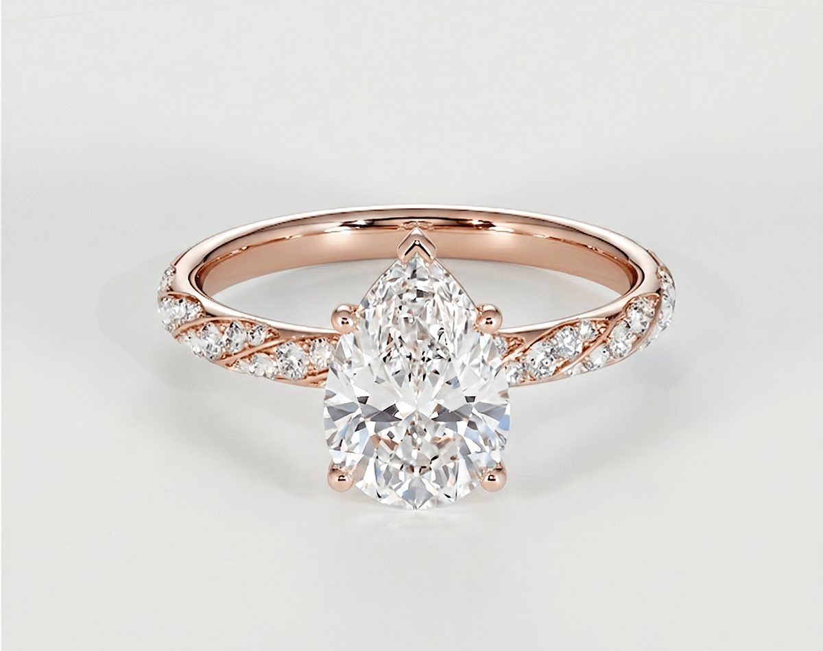 Bella - Pear - Engagement Rings - Ramzi & Co.®