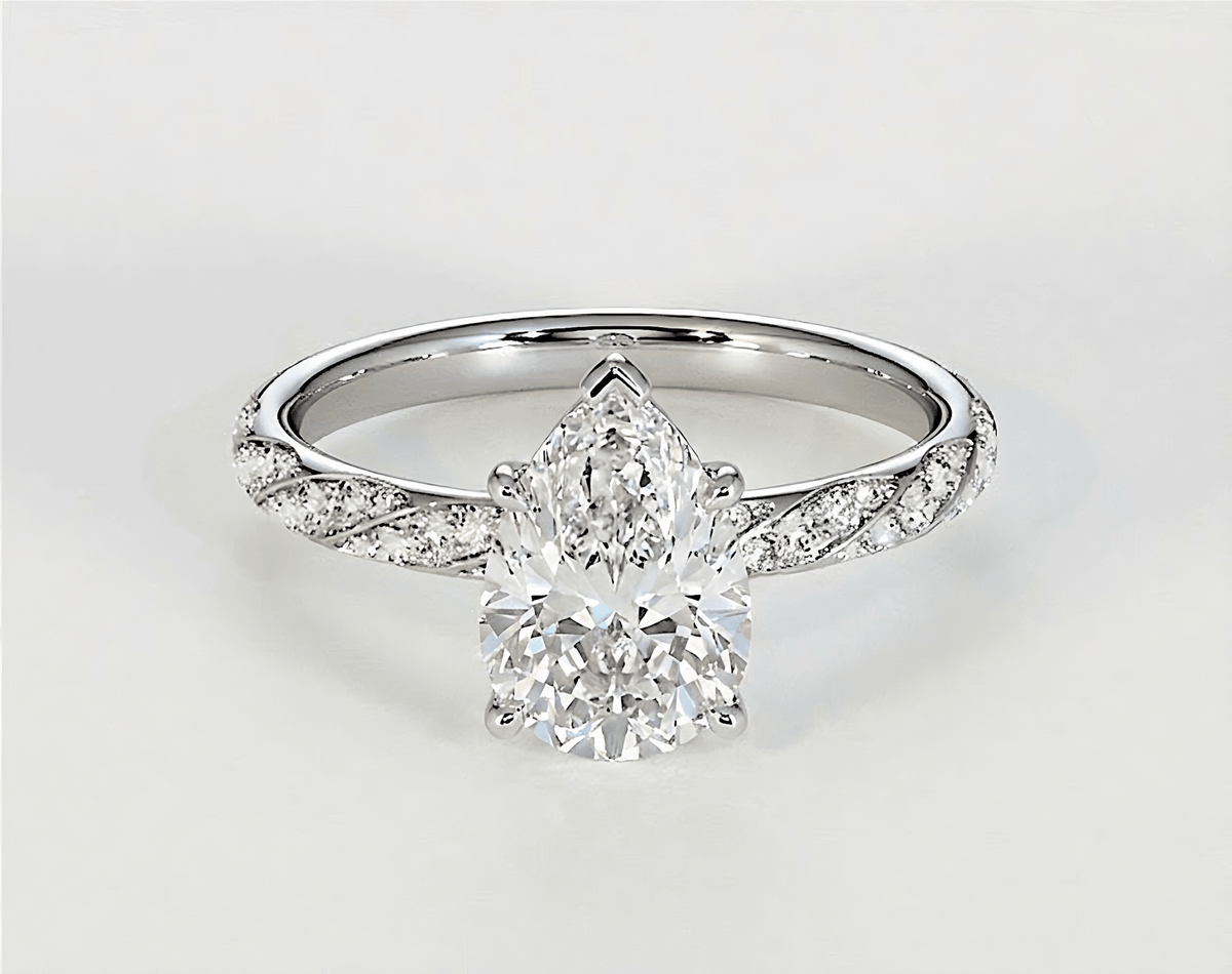 Bella - Pear - Engagement Rings - Ramzi & Co.®