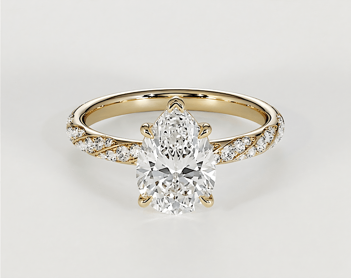 Bella - Pear - Engagement Rings - Ramzi & Co.®