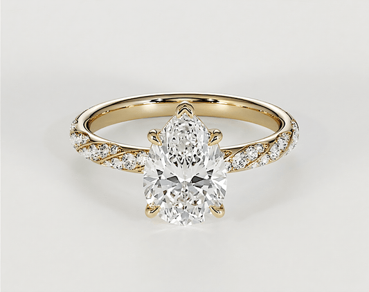 Bella - Pear - Engagement Rings - Ramzi & Co.®