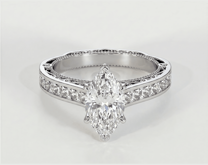 Beverly - Marquise - Engagement Rings - Ramzi & Co.®