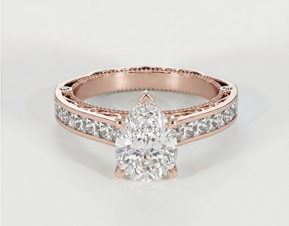 Beverly - Pear - Engagement Rings - Ramzi & Co.®