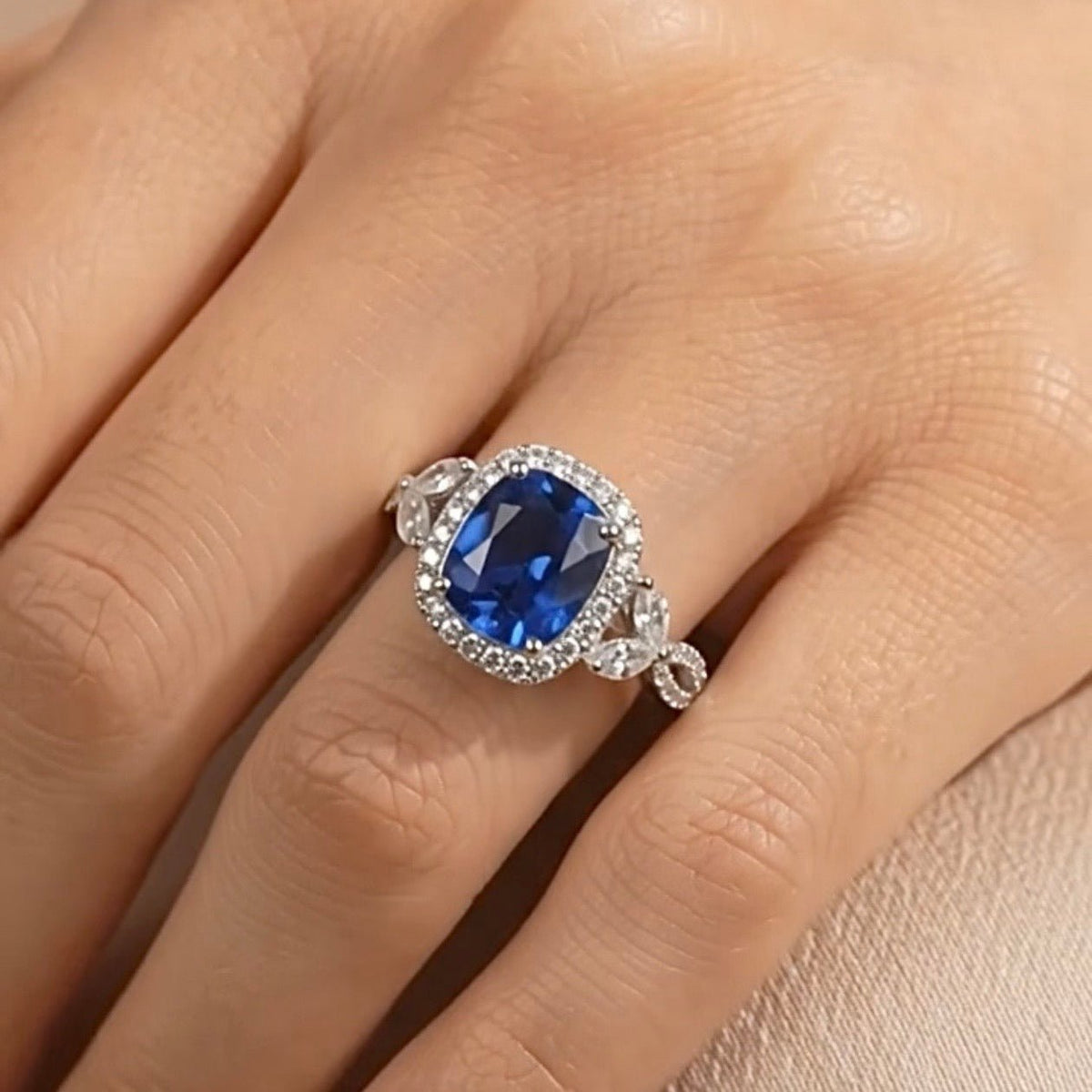 Blue Sapphire Nature Ring - Ramzi & Co.®
