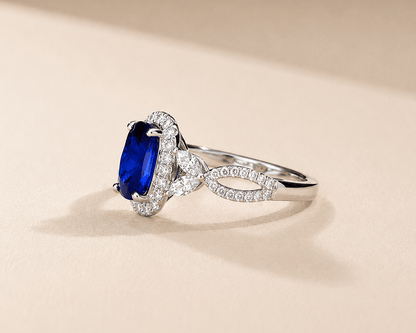 Blue Sapphire Nature Ring - Ramzi & Co.®