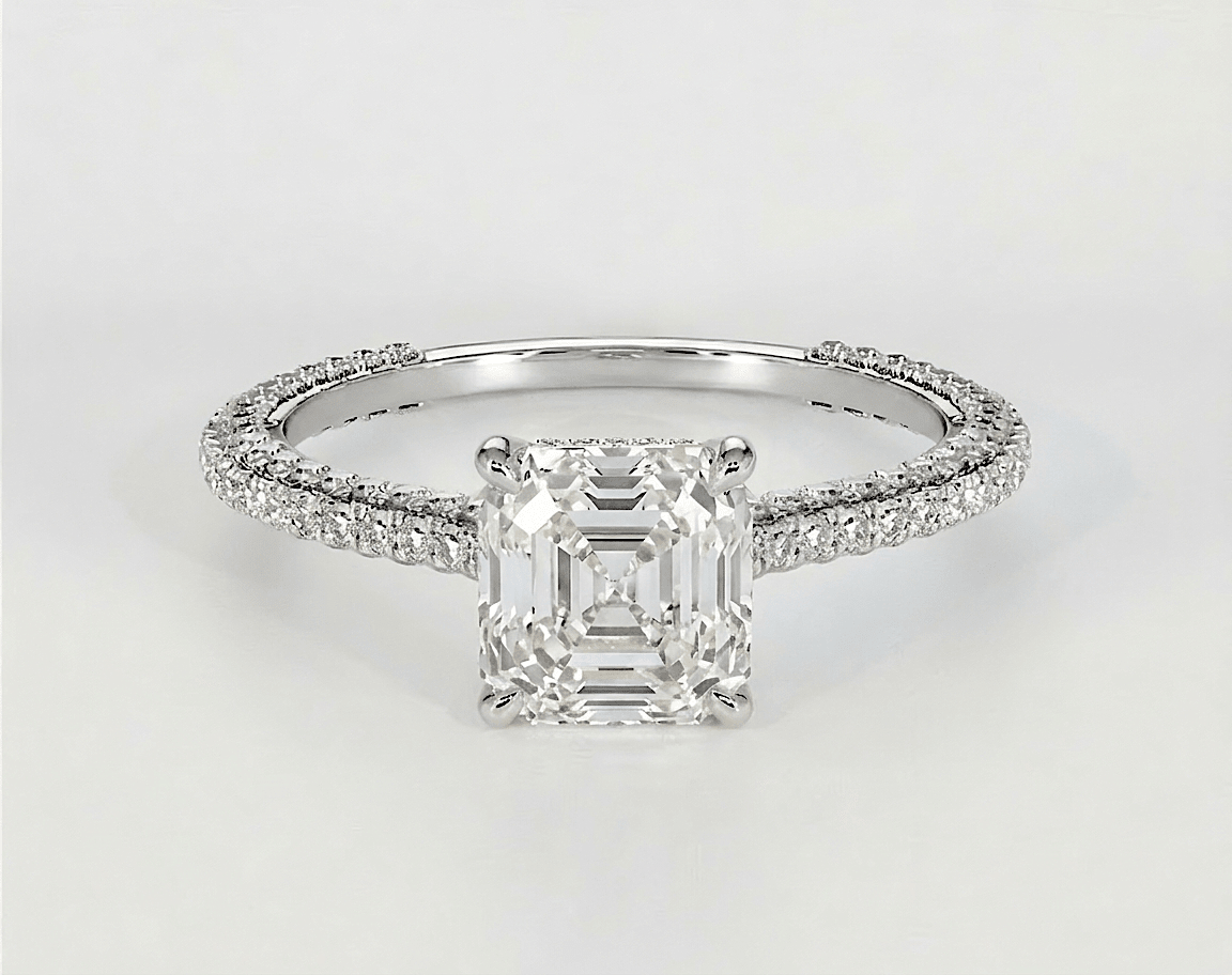 Brittany - Asscher - Engagement Rings - Ramzi & Co.®
