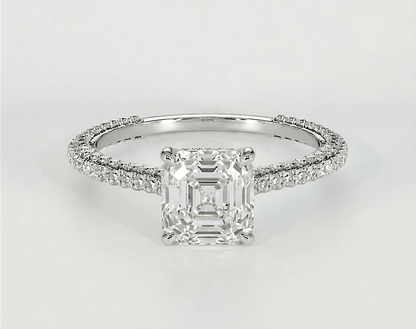 Brittany - Asscher - Engagement Rings - Ramzi & Co.®