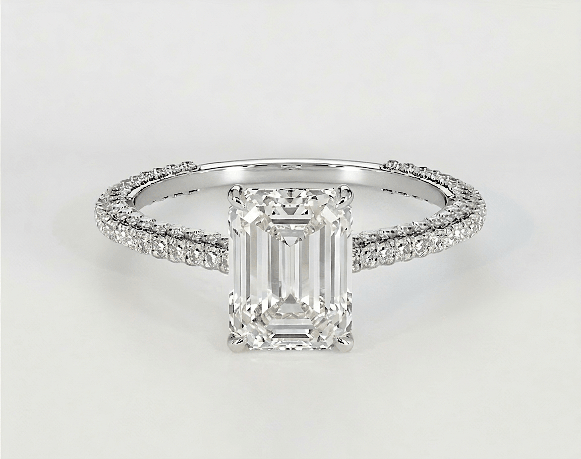 Brittany - Emerald - Engagement Rings - Ramzi & Co.®