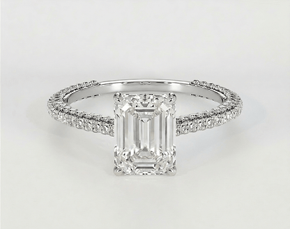 Brittany - Emerald - Engagement Rings - Ramzi & Co.®