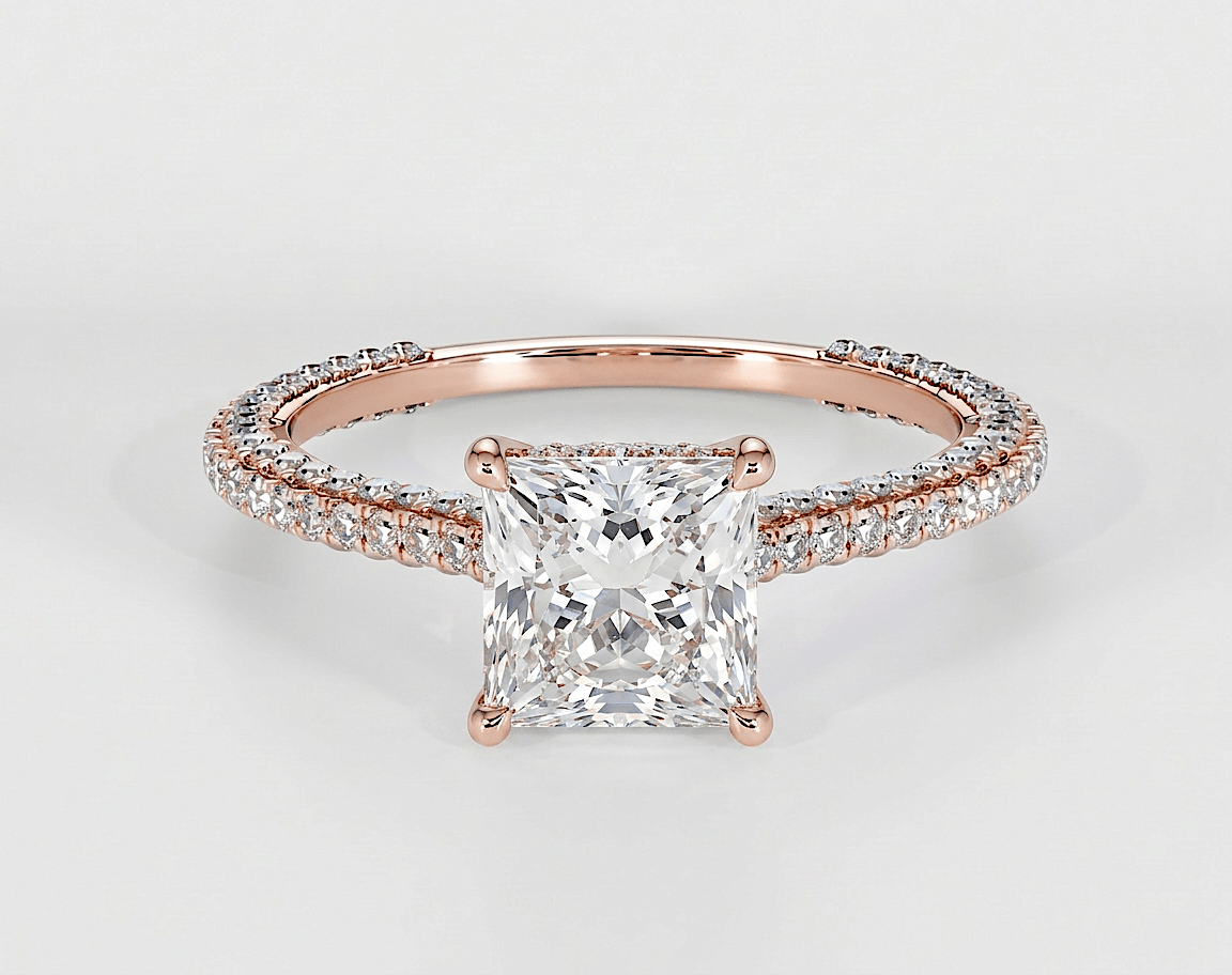 Brittany - Princess - Engagement Rings - Ramzi & Co.®